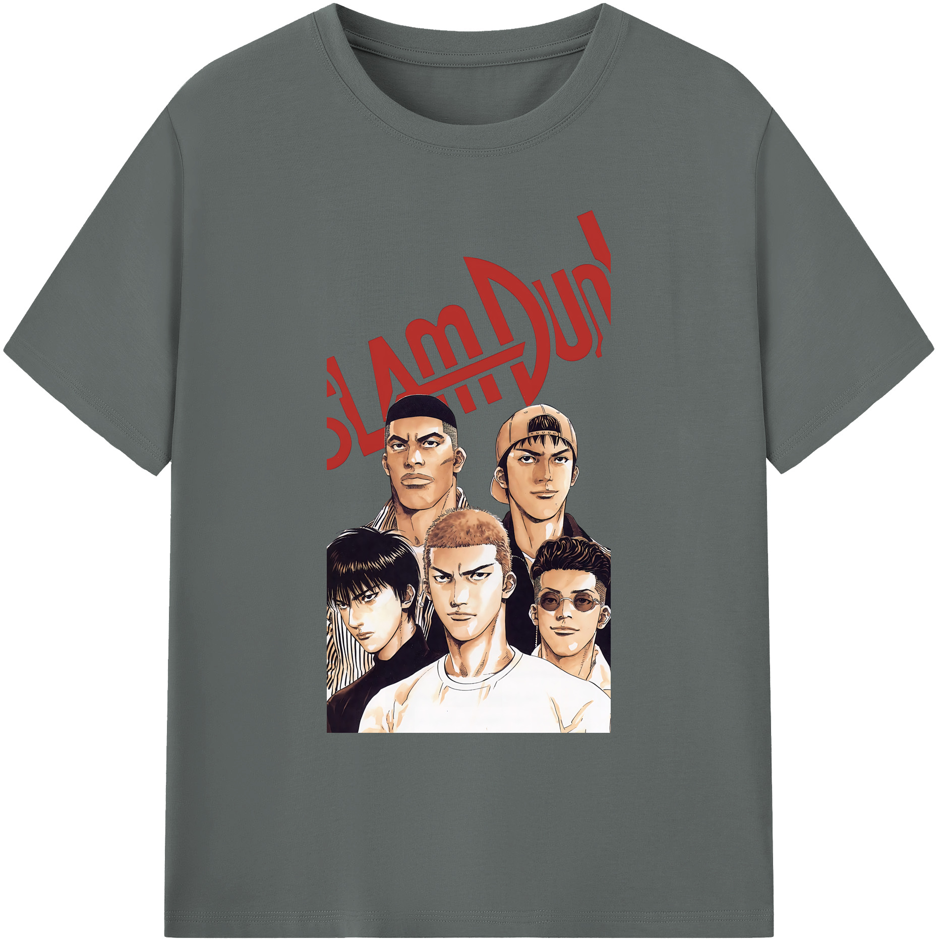（画像用） SLAM DUNK／スラムダンク 綿100％ メンズ半袖Tシャツ｜肌触りやわらか＆通気性